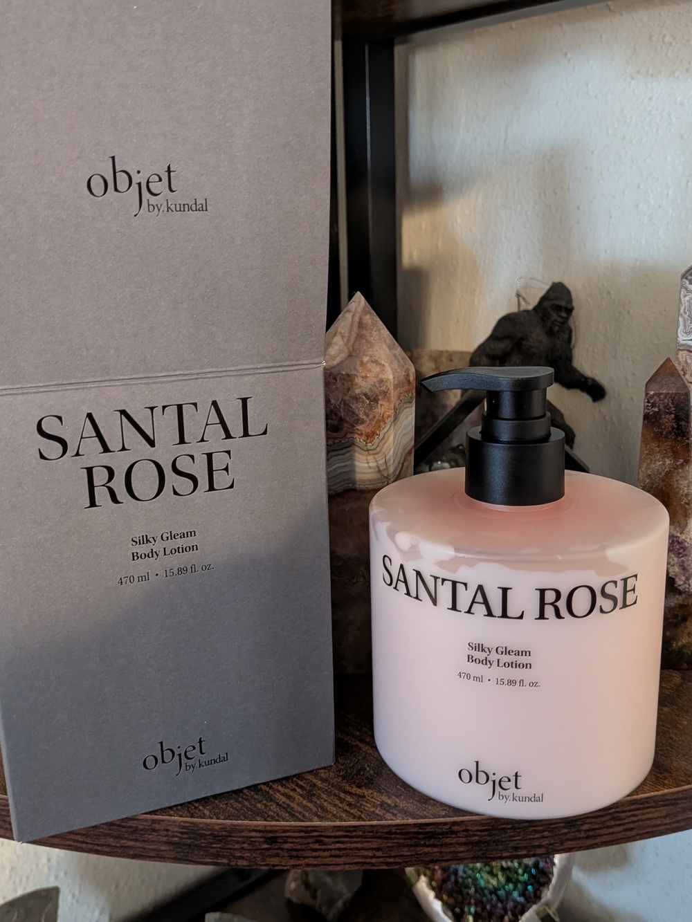 Objet By Kundal Santal Rose Silky Gleam Body Lotion - Korean Skincare 470 Ml NIB